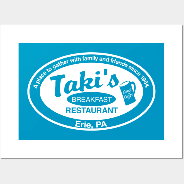 Taki's Breakfast Restaurant Wall Art by Nazonian